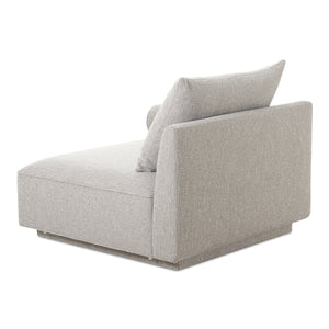 Rosello Right Arm Facing Chair in Light Grey