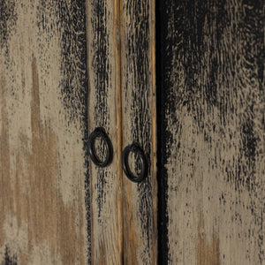 Hitchens Media Console In Worn Black