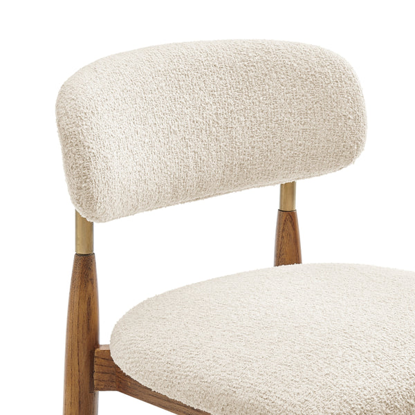 Verna Boucle Counter Stool, Palladian Beige
