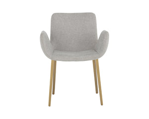 Lucano Dining Armchair - Belfast Heather Grey
