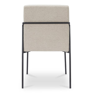 Danny Dining Chair Set of 2 in Ivory