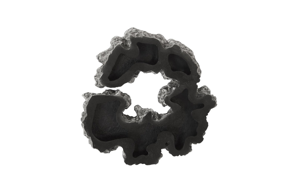 Lava Slice Wall Art, Resin, Stainless Steel, Small