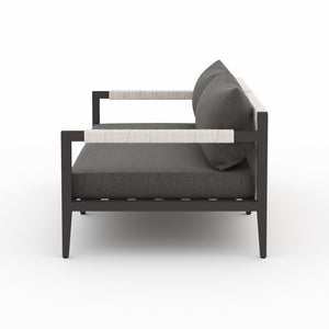 Sherwood Outdoor Sofa 63" in Bronze/Charcoal