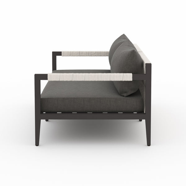 Sherwood Outdoor Sofa 63" in Bronze/Charcoal