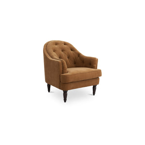 Moe's Pandora Accent Chair in Ginger Brown