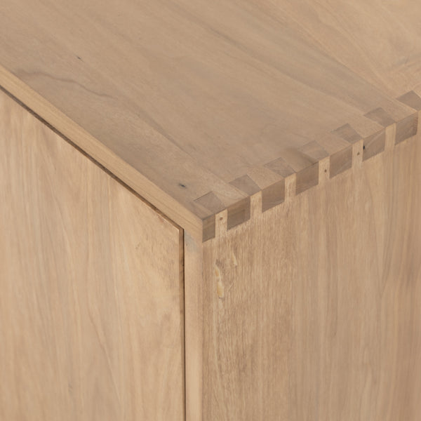 Isador Media Console In Dry Wash Poplar