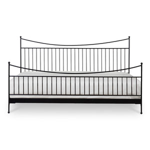 Moe's Monet King Bed Black with Finials
