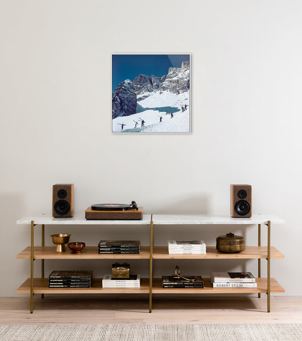 Cortina D'ampezzo (24" X 24") In Slim Aarons's Showcase In Photography Art