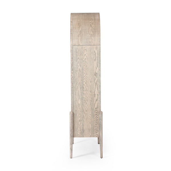 Tolle Bookcase - Rustic White Solid