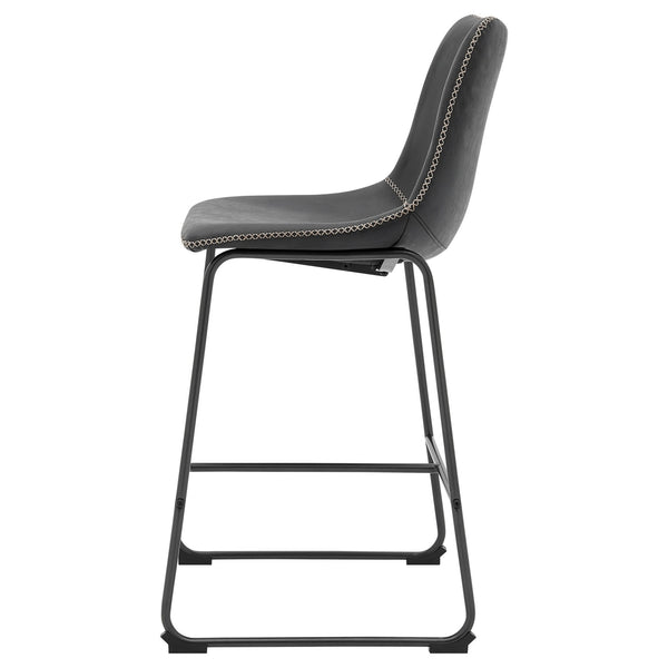Vesta Counter Stool In Vintage Black (Set of 2)