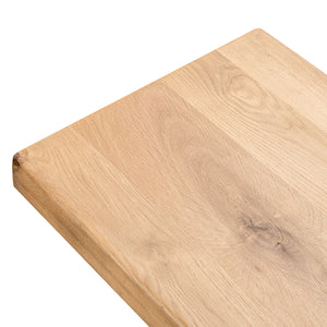 Foundation Solid Wood Counter Bench - Light Oak