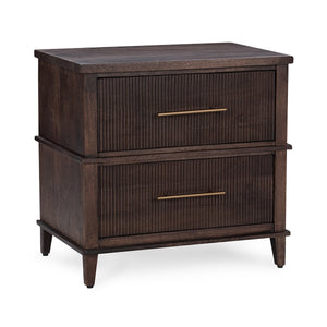 Westlake Solid Wood 2Dwr Nightstand - Kona Brown