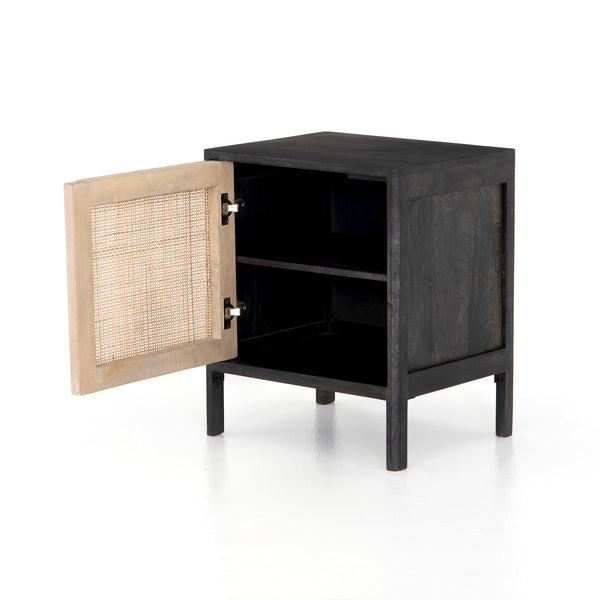 Sydney Left Nightstand In Black Wash