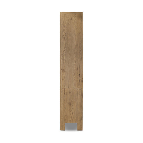 Noeline Wide Bookcase - Worn Oak
