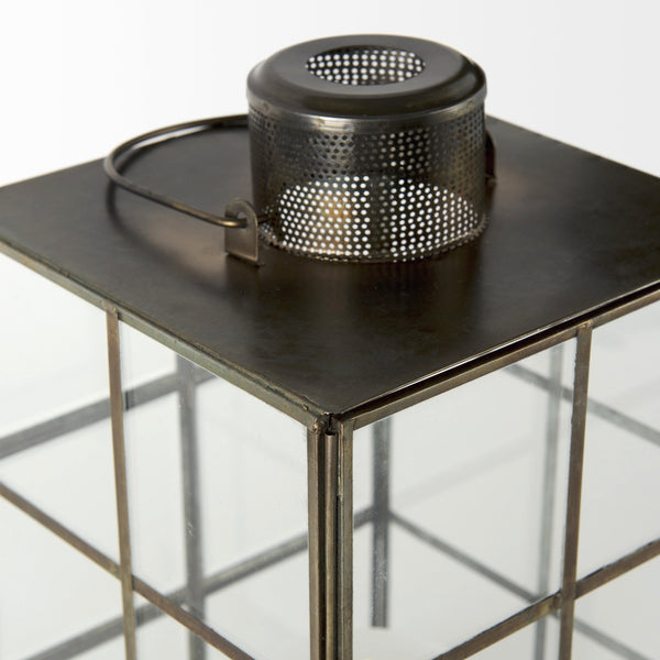 Grimwig (Small) 8L x 8W x 15H LANTERN W/SHEET BASE WITHOUT BEVEL