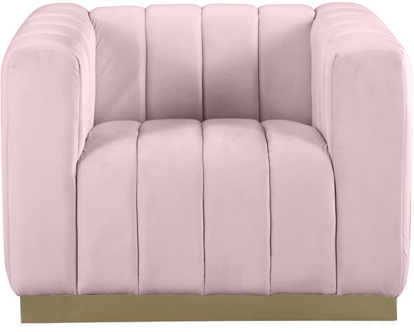 Francis Chair In Pink Velvet