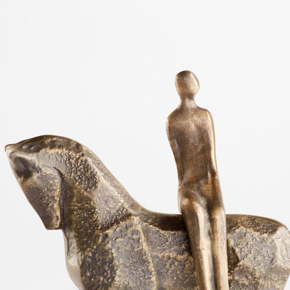 Godiva Sculpture|Wht|Bz