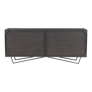 Moe's Brolio Sideboard Charcoal Mango Wood