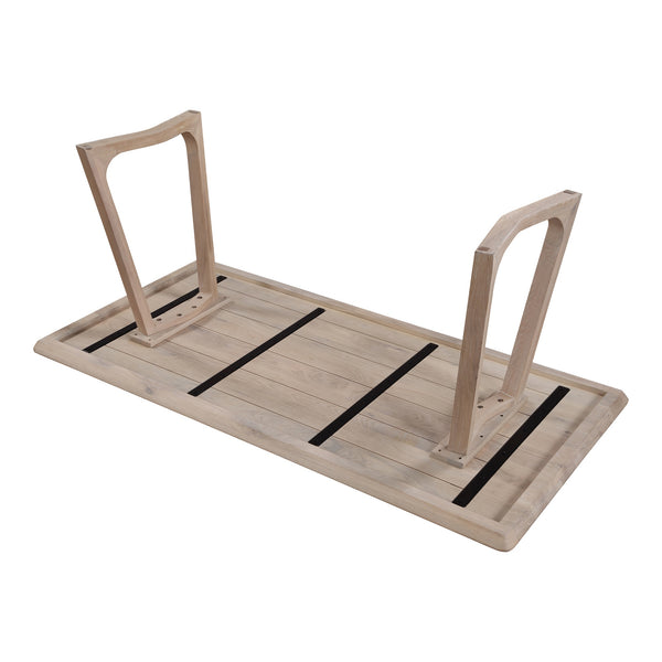 Moe's Silas Dining Table in White Oak