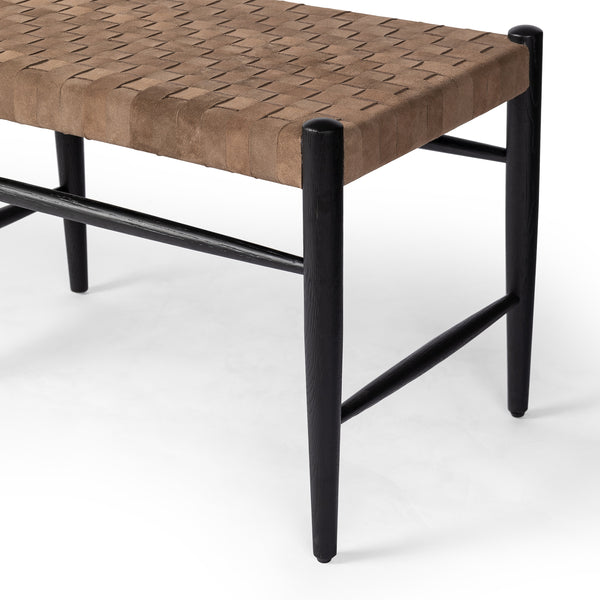 Wyatt Bench In Drifted Matte Black