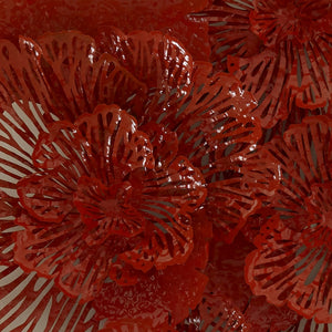 Flower Wall Art, Coral, Small
