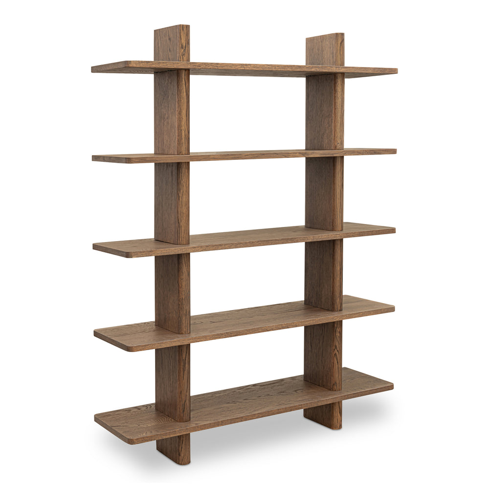 Casey Large Dark Brown Bookcase