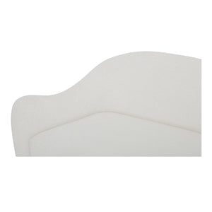 Moe's Bria Sofa in Oatmeal with Rubberwood Feet
