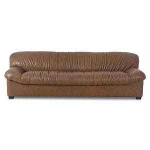 Moe's Halston Sofa in Tan Leather