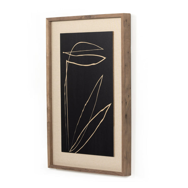 Abstract Botanic Line Drawing In Roseanne