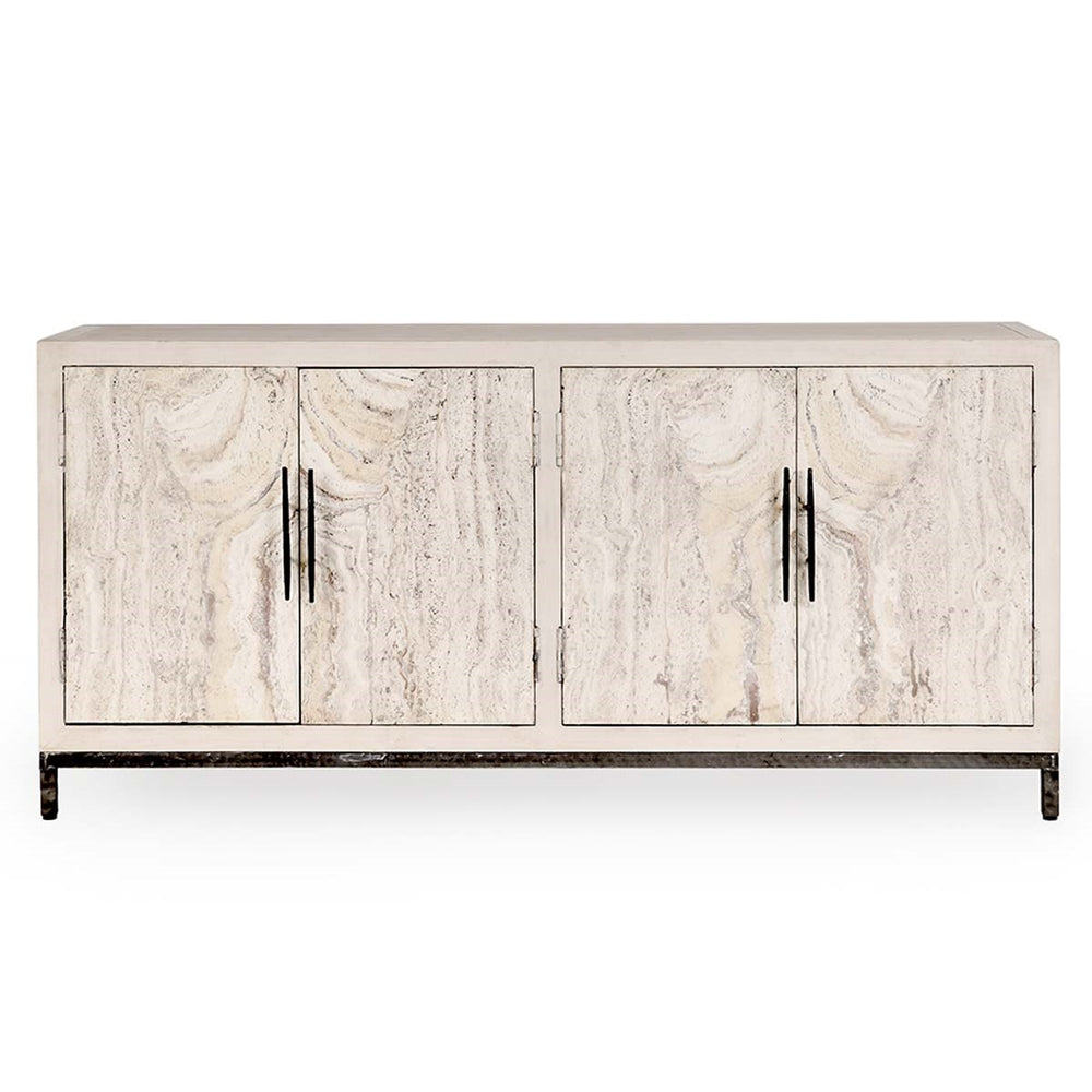 Lisbon Solid Wood 4Dr Cabinet - Reclaimed Pine