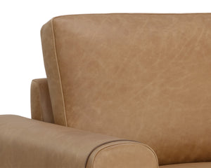CAMUS ARMCHAIR - LUDLOW SESAME LEATHER