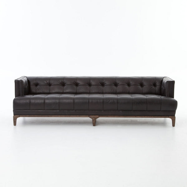 DYLAN LEATHER SOFA-RIDER BLACK