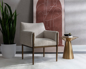 OLEA LOUNGE CHAIR - SANTA CRUZ OATMEAL
