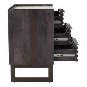 Paloma 3 Drawer Nightstand with Marble Top