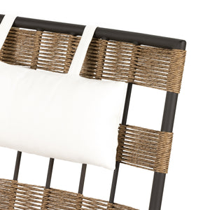 Tegan Outdoor Chair In Faux Dark Hyacinth