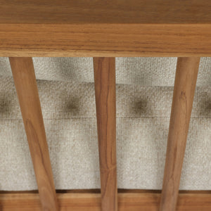Irvine Outdoor Chair in Natural Teak