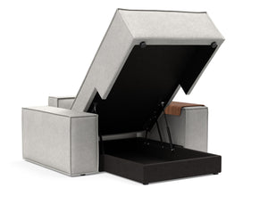 NEWILLA LOUNGER CHAIR W/WIDE ARM RESTS, 39"X61"
