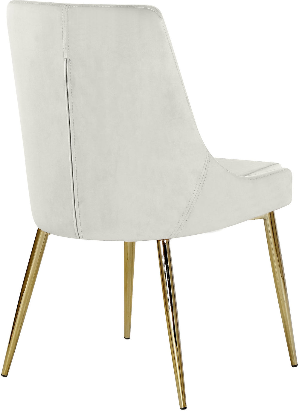 Lynette Dining Chair In Cream Velvet