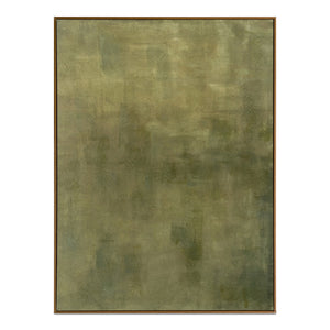 Moe's Enamor Framed Painting in Multicolor Olive