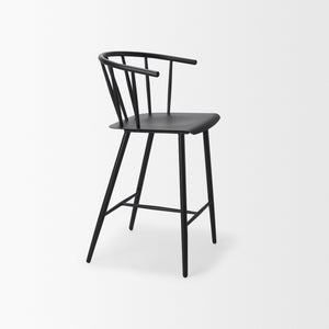 Colin Black Metal Counter Stool
