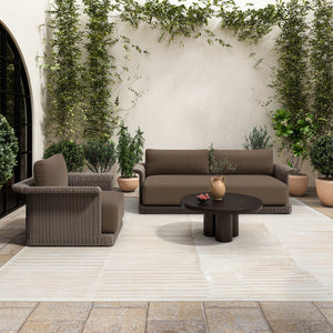 Moe's Logan Outdoor Coffee Table in Black