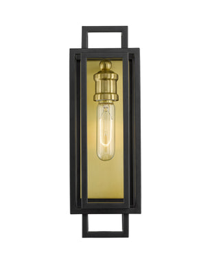 Titania 1 Light Wall Sconce in Bronze + Olde Brass Finish