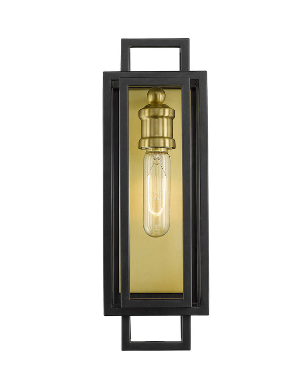 Titania 1 Light Wall Sconce in Bronze + Olde Brass Finish