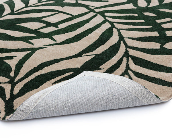 PALMA HAND-WOVEN RUG - GREEN / BEIGE - 8' X 10'