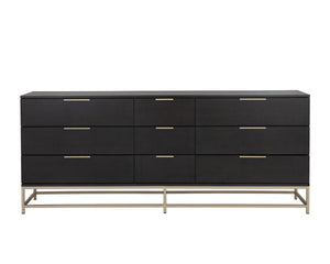 REBEL DRESSER - LARGE - GOLD - CHARCOAL GREY