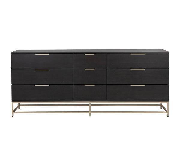 REBEL DRESSER - LARGE - GOLD - CHARCOAL GREY