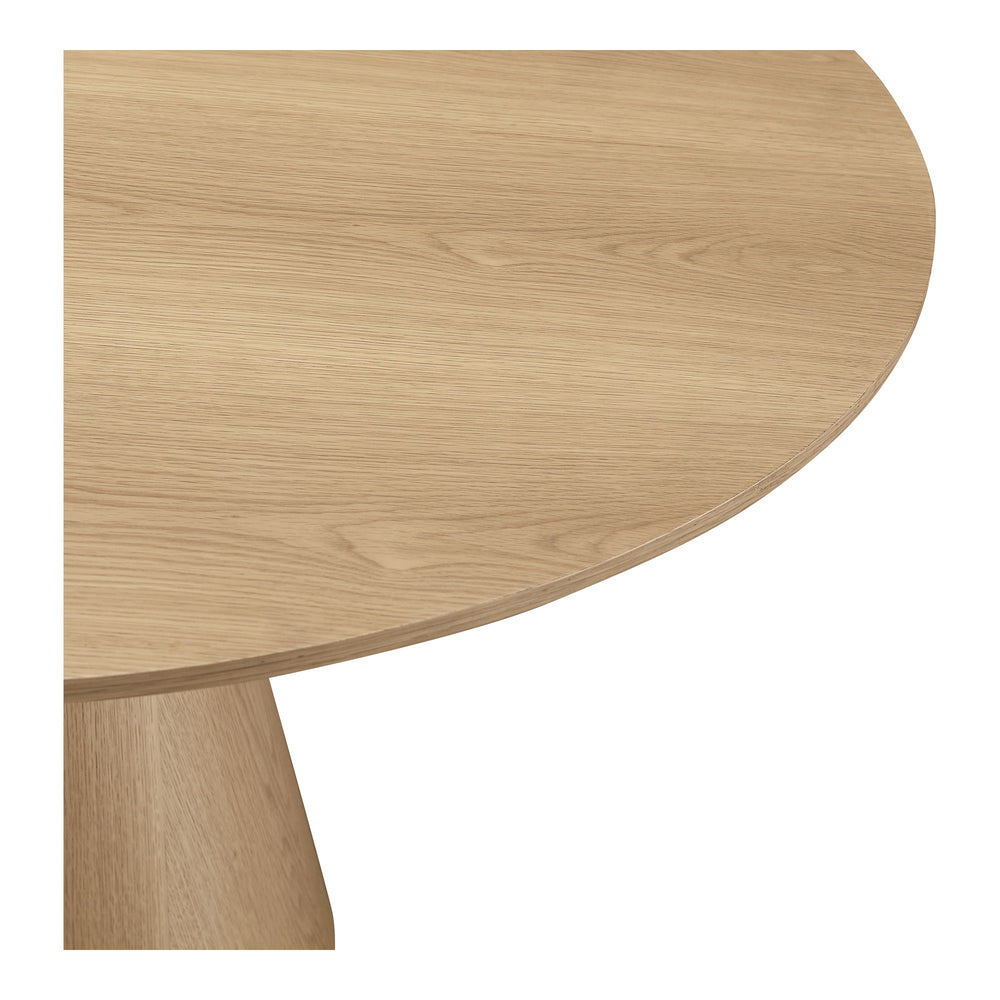 Moe's Otago Round 54" Dining Table in Natural Oak