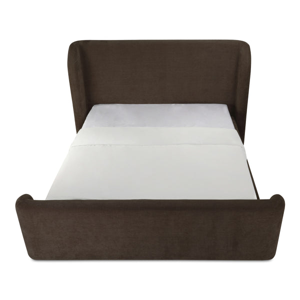 Moe's Sophia Queen Storage Bed Brown