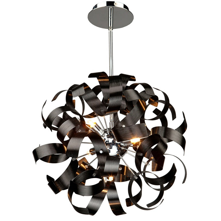 Bel Air AC600BK Pendant in Metallic Black