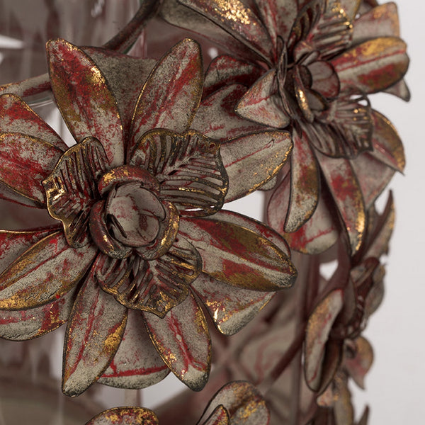Rococo Vase/ Lantern, Rose